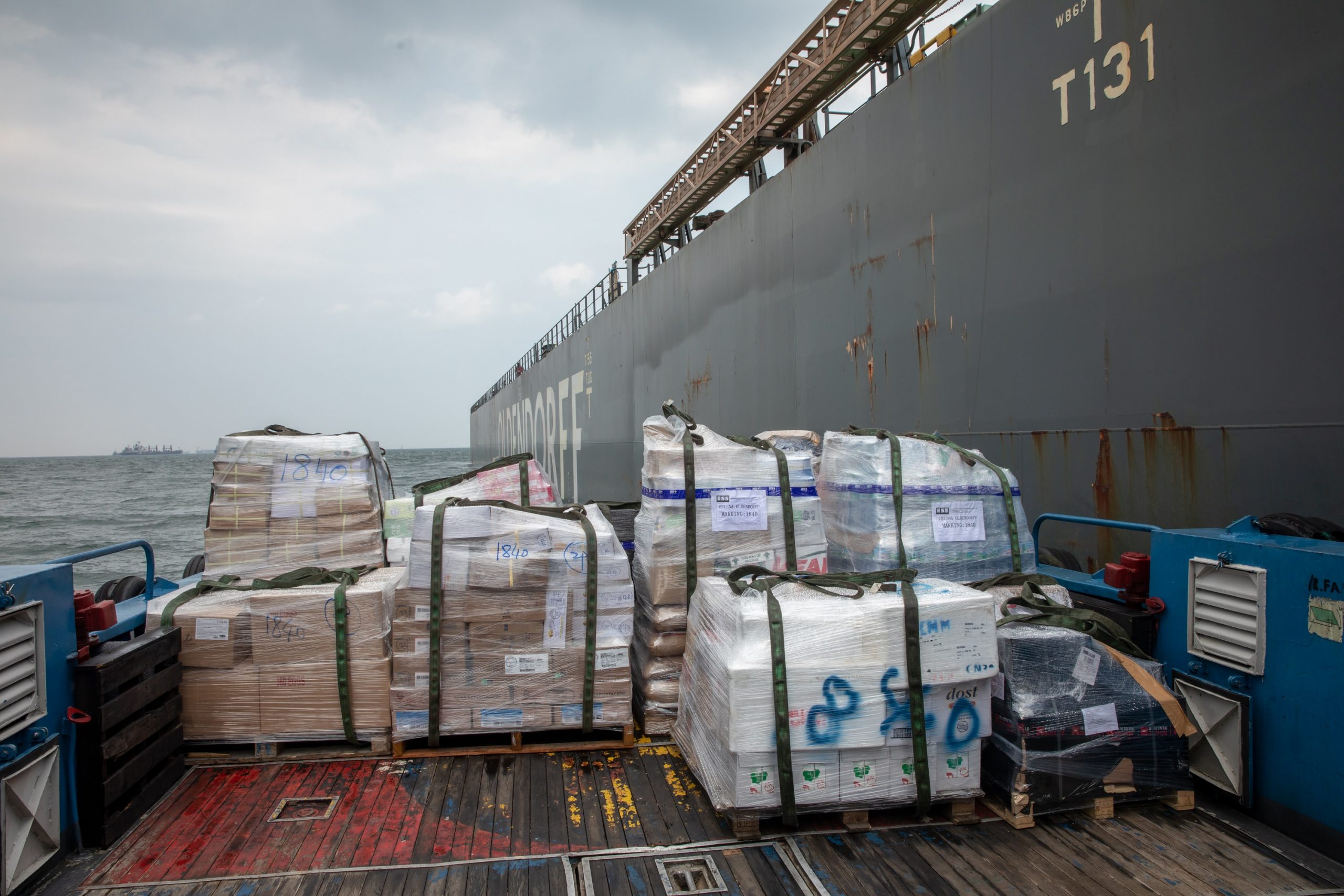 Logistics support, Supplies to main ship, ESS, Support in global ports, Offices in Shanghai, Singapore, Panama